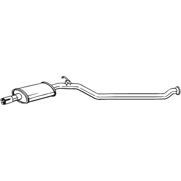 Bosal MittelschalldäMpfer SchalldäMpfer FüR Peugeot 206 Cc 2D 2.0 S16-image