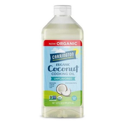 Organic Coconut Cooking Oil Unflavored 32 Oz(Case Of 6) By Carrington Farms