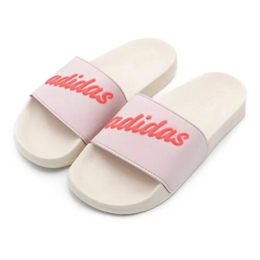 Adidas Donna Adilette Doccia Sport Sildes in Bianco e Rosa GZ5925