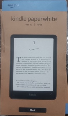 Amazon Kindle Paperwhite Gen (12) 16GB, Wi-Fi, 7'' eBook Reader Black