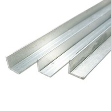 2" x 2" x 1/16" x 18" 3 Pack , 6063-T52 Aluminum Angle