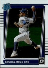 2021 Panini Donruss Optic RATED ROOKIE Christian Javier Astros #42