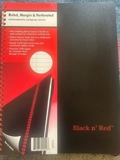 Black n' Red Polyprop Cover Notebook