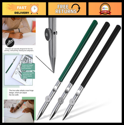 3pcs Adjustable Ruling Pen Set for Masking Fluid - Fine Line Drawing Tool, Calli