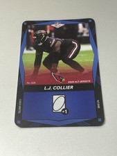 2025 Uno Elite Alt Jersey Blue L.J. COLLIER #028 Arizona Cardinals Football