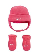 Baby/Toddler Nike Swoosh Fleece Hat and Mitten Glove Toddler size 12-24 Months