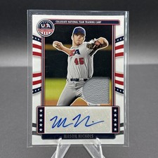 2024 Stars & Stripes Mason Nichols Auto Patch Jersey /199 Rookie