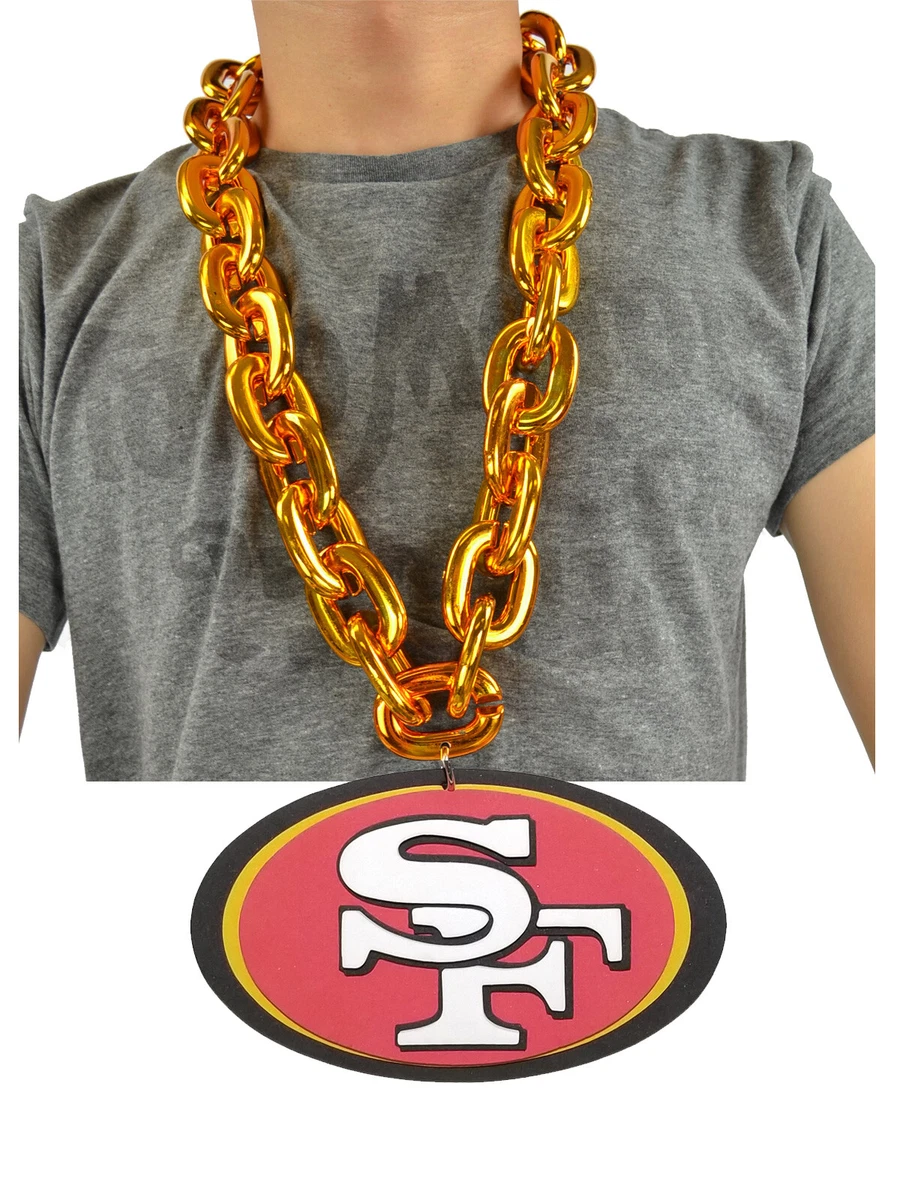 Buy 49ers Red and Black Bling Chain San Francisco 49ers Chain San Francisco  Necklace Turnover Niners Niners Player Necklace Niners Big Chain Online in  India - Etsy