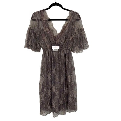 chinese dress ladies Vintage Robert Rodriguez lace slip dress – villa amour vintage main image 1