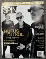 SPIN MAGAZINE -A SPECIAL 40TH ANNIVERSARY ISSUE 2025 - RUFUS DU SOL -  BRAND NEW