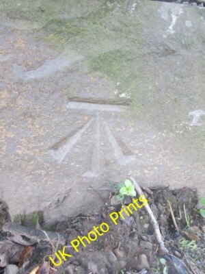 Photo 6x4 Ordnance Survey Cut Mark Mynachdy/ST0495 This OS cut mark can  c2015