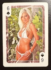 Hooters Calendar pin-up swap card - Tabitha