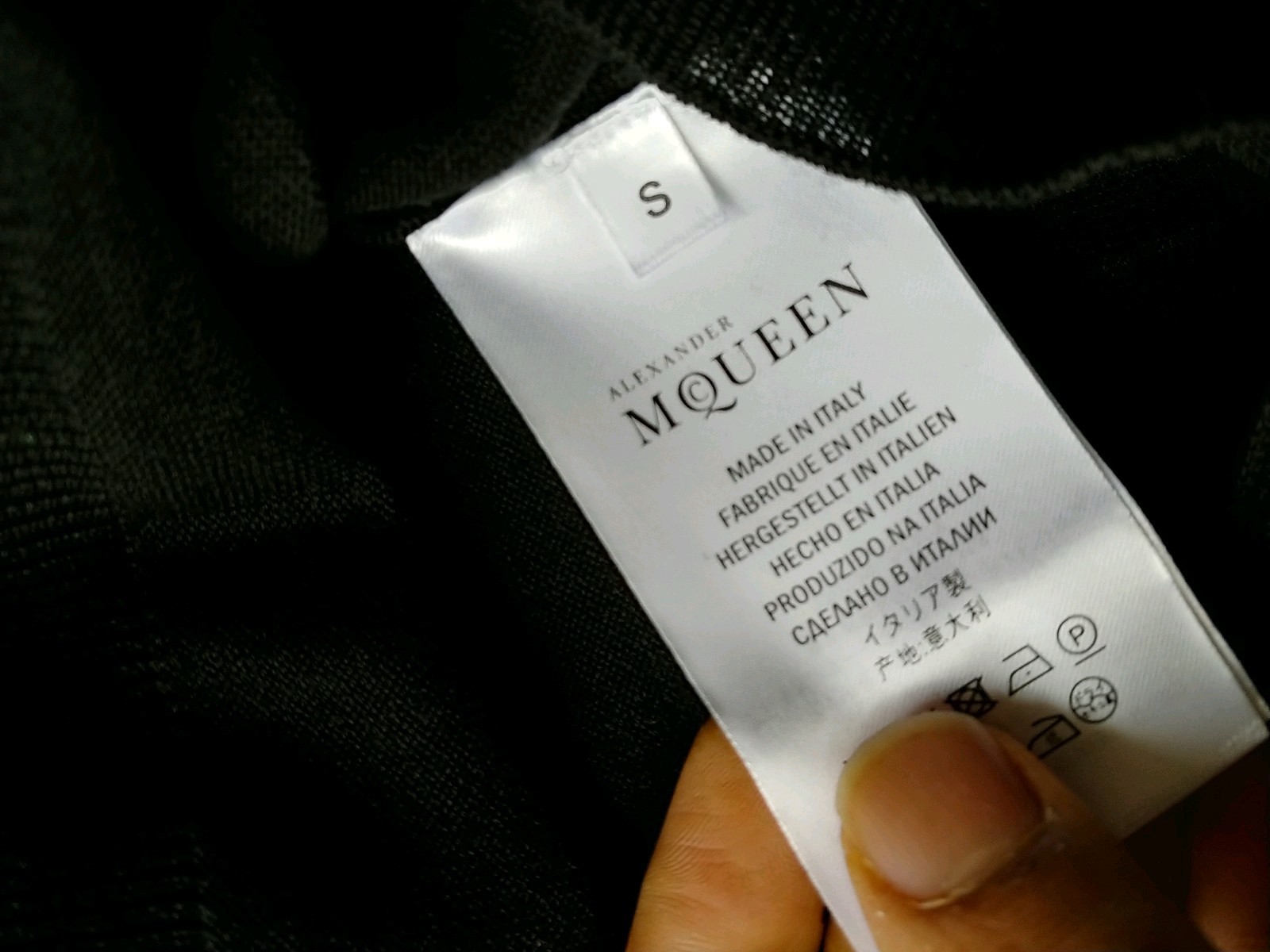 Alexander McQueen Mainline Mainline Mainline nero v-neck Jumper Dimensione S Merino Wool 2ecfdd Alexander McQueen Mainline Mainline Mainline nero v-neck Jumper Dimensione S Merino Wool 2ecfdd