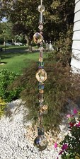 Healing Hematite Amethyst Crystal Suncatcher/Prisms W/Swarovski Elements USA