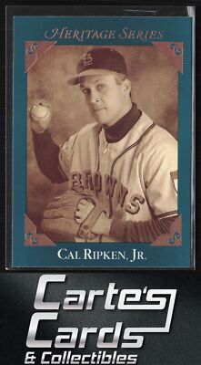 Cal Ripken Jr. 1992 Leaf Studio #BC-7 Heritage Baltimore Orioles Hall of Fame