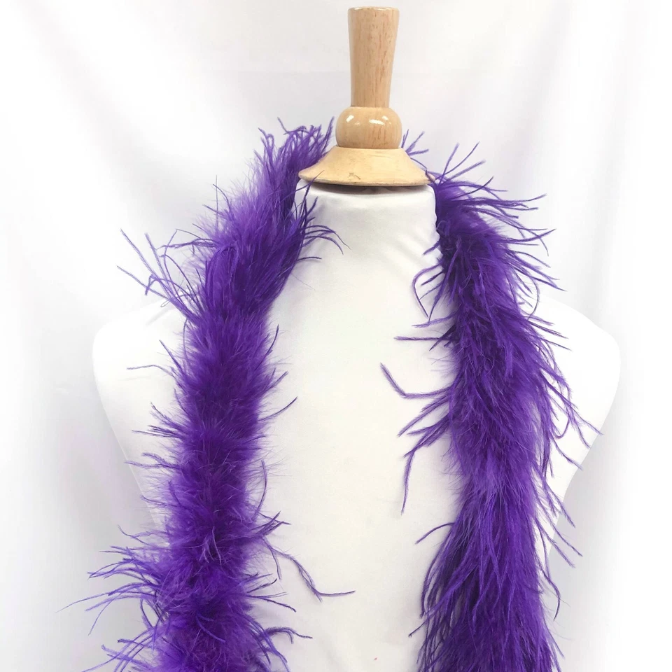 Boa de plumas de avestruz Perial Co 6 pies para disfraces y accesorios Foto 4 de 4