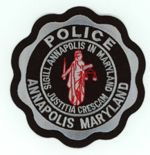 MARYLAND MD ANNAPOLIS POLICE SUBDUED SWAT STYLE NICE SHOULDER PATCH SHERIFF