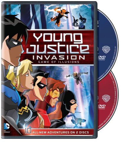 Young Justice Invasion : Saison 2 Partie 2 - Game of Illusions (DVD) Divers - Photo 1 sur 2