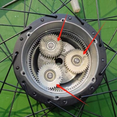 Performance Upgrade Getriebeset für für Bafang Motoren G020 und für SWX02 Typ