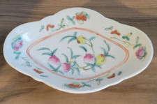 Antique Chinese Porcelain Famille Rose Bowl White with flowers. Excellent