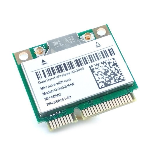 Karta WiFi 6E MPE-AXE3000H Mini PCI-E Adapter sieciowy WiFi 802.11AX U7O7 R4R E5V9 - Zdjęcie 6 z 12