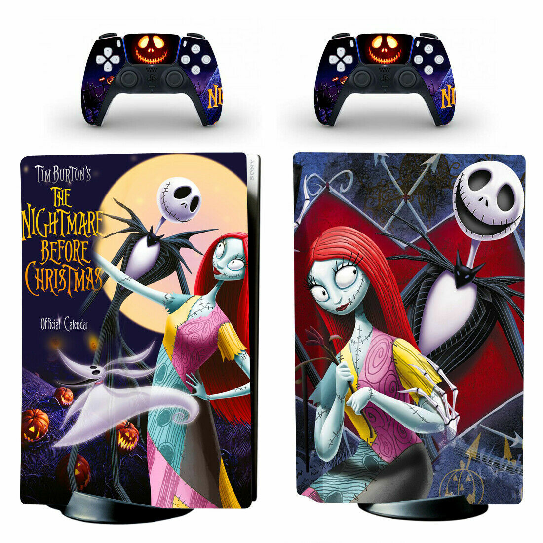 PS5 Standard Disc Console Decal Skin Sticker Wrap The Nightmare Before Christmas-image