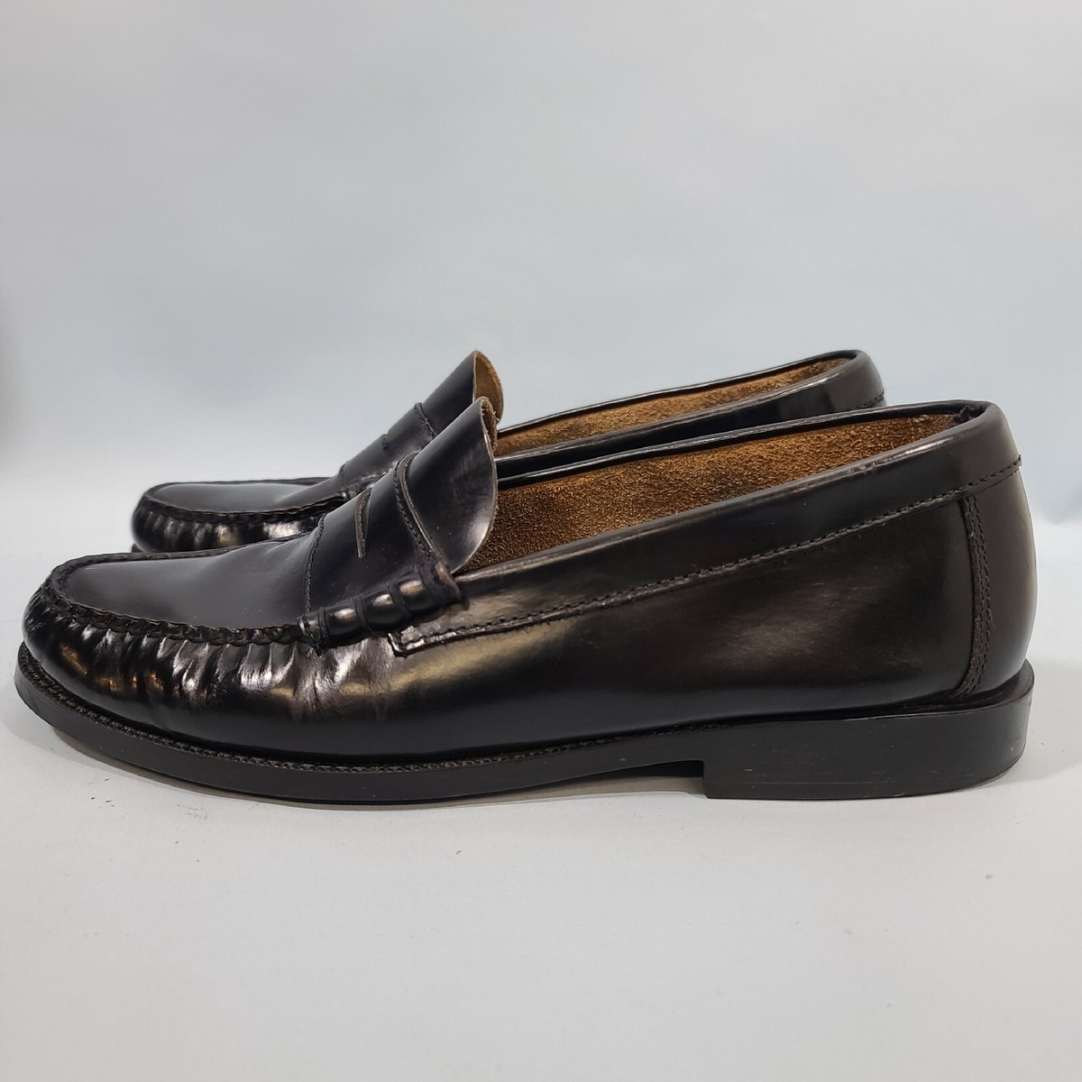 Bass Walton Black Penny Loafers Men display picture 3