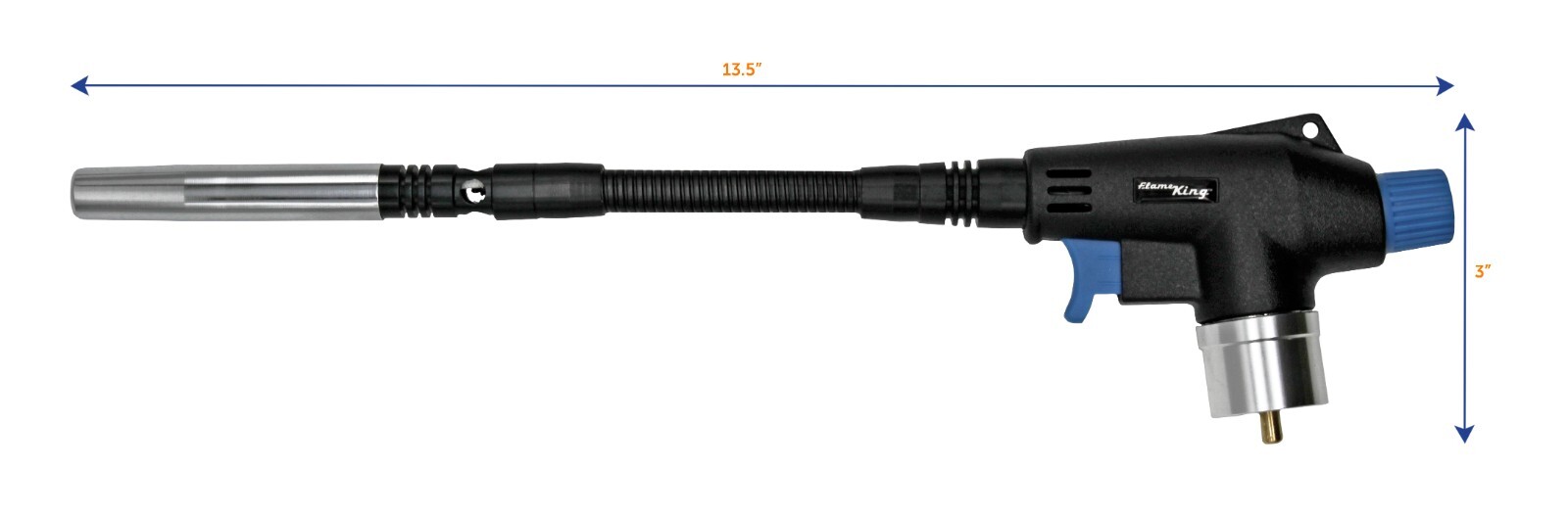 FK-FM-6007CGA High Intensity Propane Torch Head with Bendable & Flexible Neck