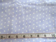 1 yd 100% Cotton Signature Classics by Oakhurst Textiles Blue with White Dots 
