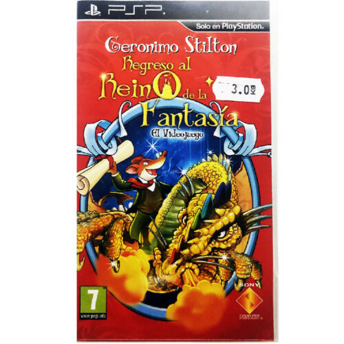 Geronimo Stilton Regreso Al Reino De La Fantasia Promo PSP - Imagen 1 de 2