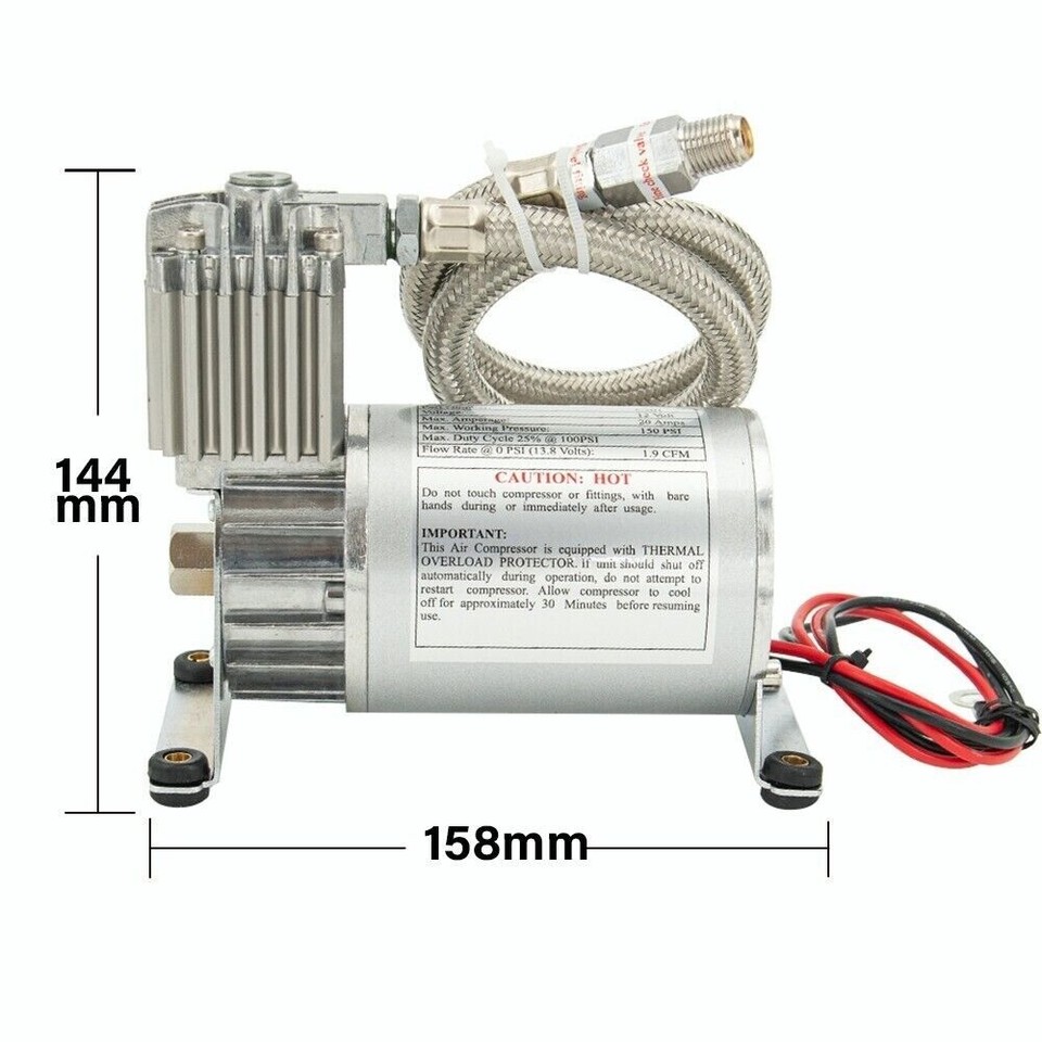 4 gallon Air Tank+Air Compressor 150 PSI For Air ride suspension Auto ...
