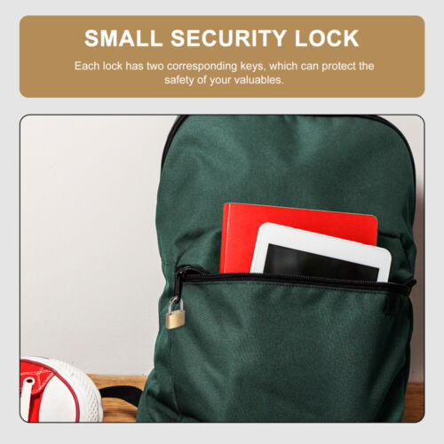  4 Pcs Tubular Padlock Padlocks for Outdoor Use Suitcase Portable - Afbeelding 1 van 12