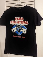 Foo Fighters Black Small Shirt From Tour 2019 Tultex Euc