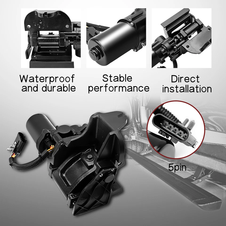 Left Running Board Motor w/ Bracket for Cadillac Escalade Chevy Tahoe Yukon GMC Foto 4 de 4