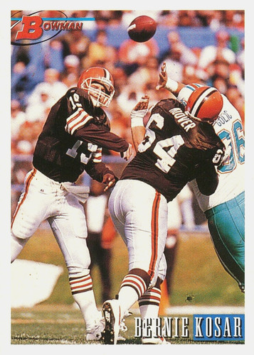 Bernie Kosar #291 1993 Bowman card