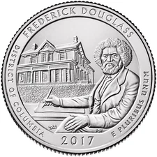 2017 P Frederick Douglass ATB NP Quarter.  Uncirculated From US Mint roll.