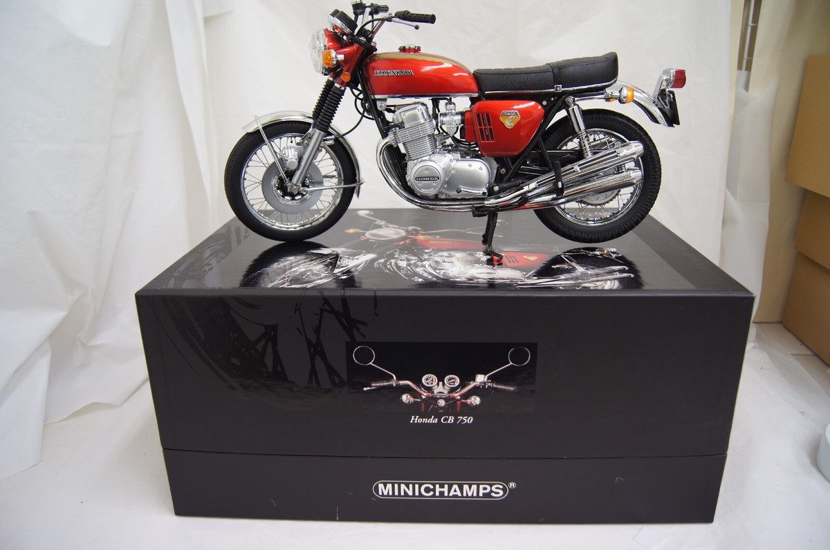 ミニチャンプス ホンダ HONDA CB750 K0 1/6 モデル レッド Honda CB750K0 candy red Big 1/6 made by Minichamps cast iron