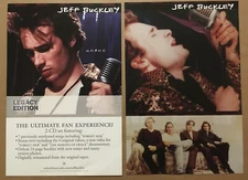 JEFF BUCKLEY Double Side  2003 PROMO POSTER FLAT 4 Grace CD 12x18 NEVER DISPLAYD