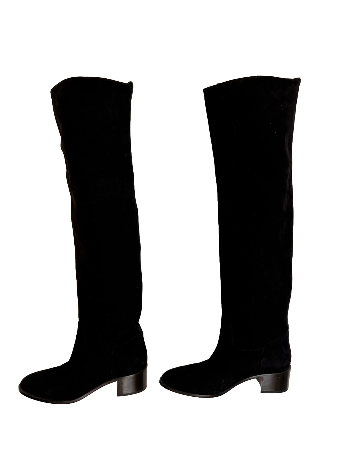 Magnifiques bottes Dior OTN en daim noir 39