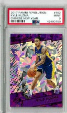 2017 Panini Revolution Kyle Kuzma Chinese New Year PSA 9   RC