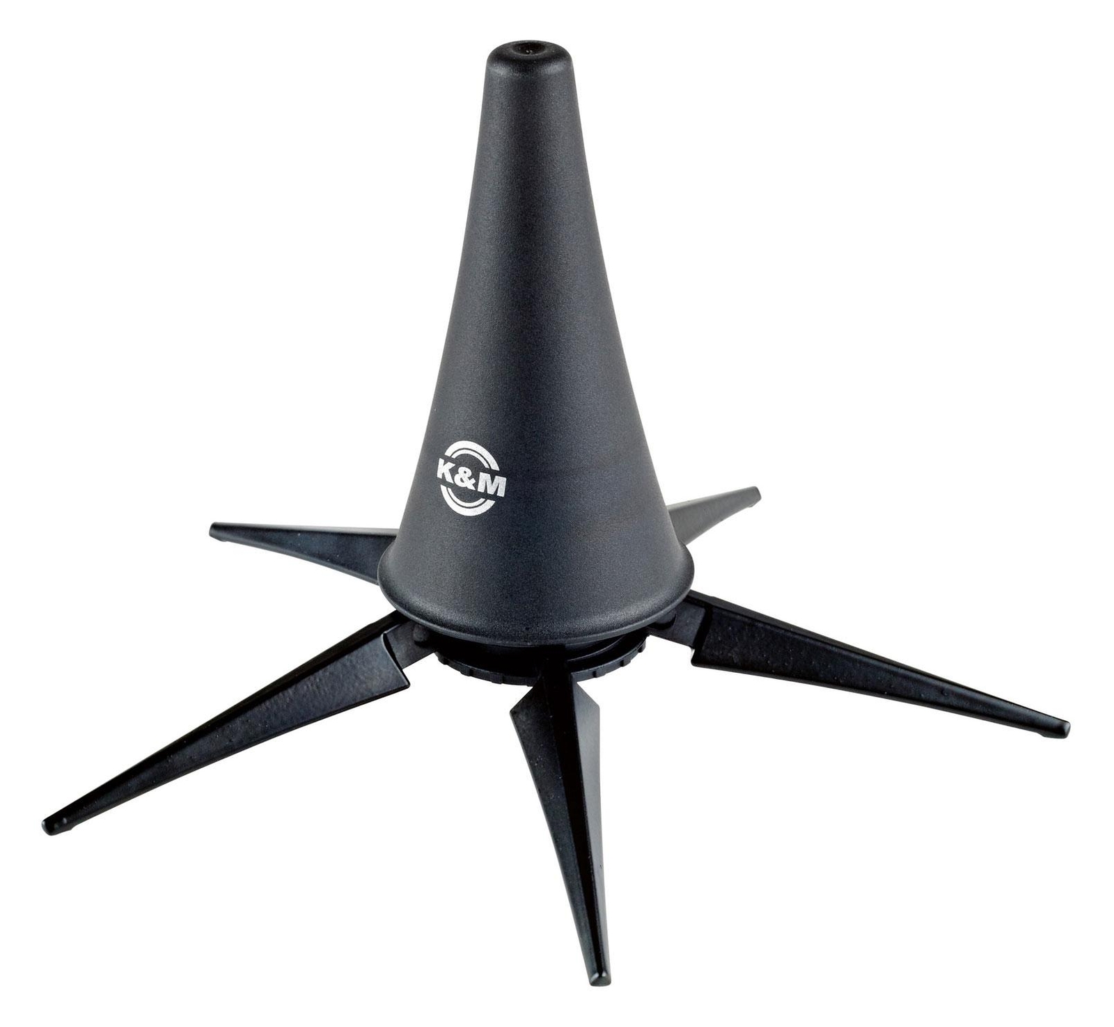 Klarinettenständer K-M Schwarz Kompakt 5 Füße Klarinette Zusammenlegbar Stabil