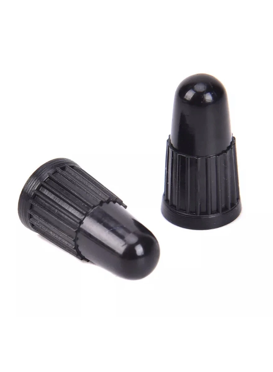 Presta Valve Caps Pair Dust Caps Road Bike Black High Pressure