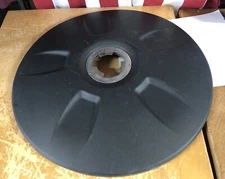 used FlowBelow Aero Wheel Cover Panel Black WCC-100 Tractor Hub Cap Replacement