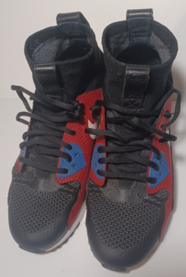 NIKE AIR MAX 90 ULTRA SUPERFLY TINKER HTM 850613-001 BLACK BLUE RED INFRARED Sz7