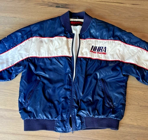 Vintage National Drag Car Racing Jacket NHRA Championship Sport Service XXL - product listing photo
