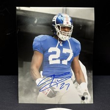 Brandon Jacobs Autographed New York Giants Signed 11x14 Photo Beckett BAS
