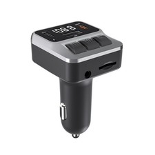 C65 Bluetooth Speakerphone FM Transmitter Fast Charging Visor Clip Mount
