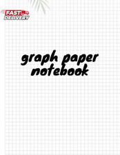 Graph Paper Notebook: 120 Pages Grid Paper, 4X4 4 Squares per Inch , 11"X8.5",