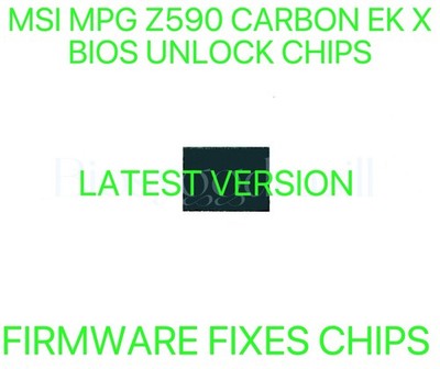 MSI MPG Z590 CARBON EK X, NO PASSWORD FIRMWARE BIOS CHIP LATEST VERSION