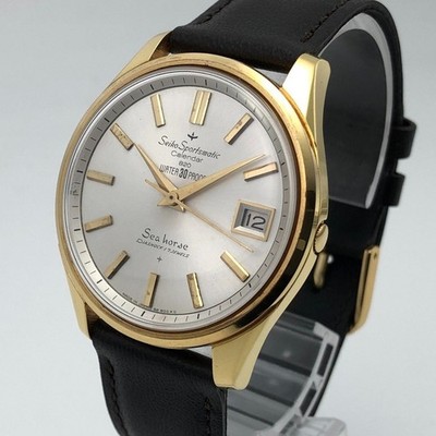 ✨SEIKO✨AUTOMATIC✨デイデイト✨7S268760✨腕時計✨ Rare Vintage 1964 SEIKO Sportsmatic Calendar 820 Seahorse 82800